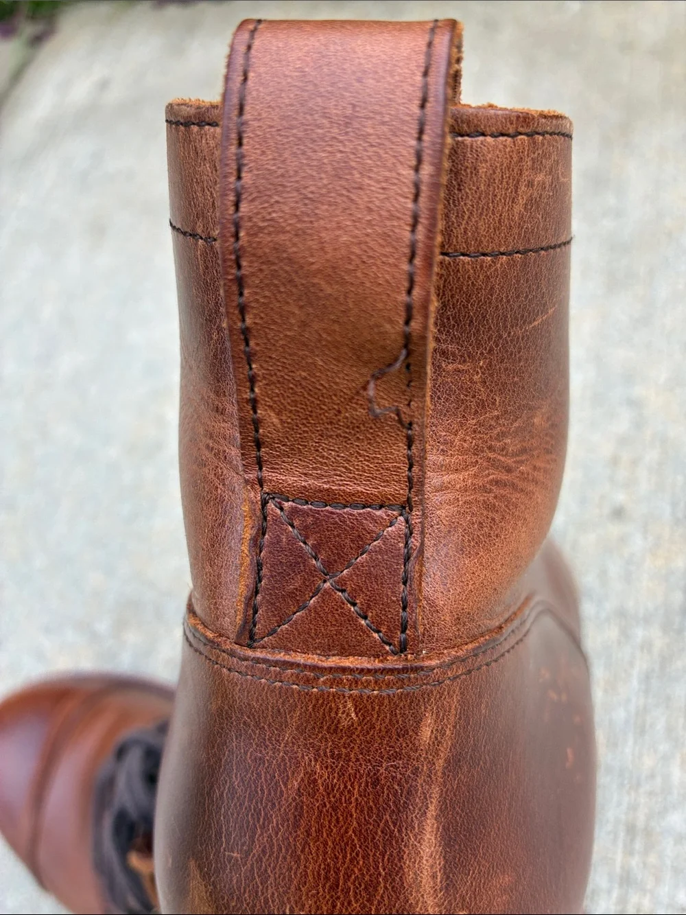 J. Crew Men's F 4446 Kenton Leather Cap toe boots